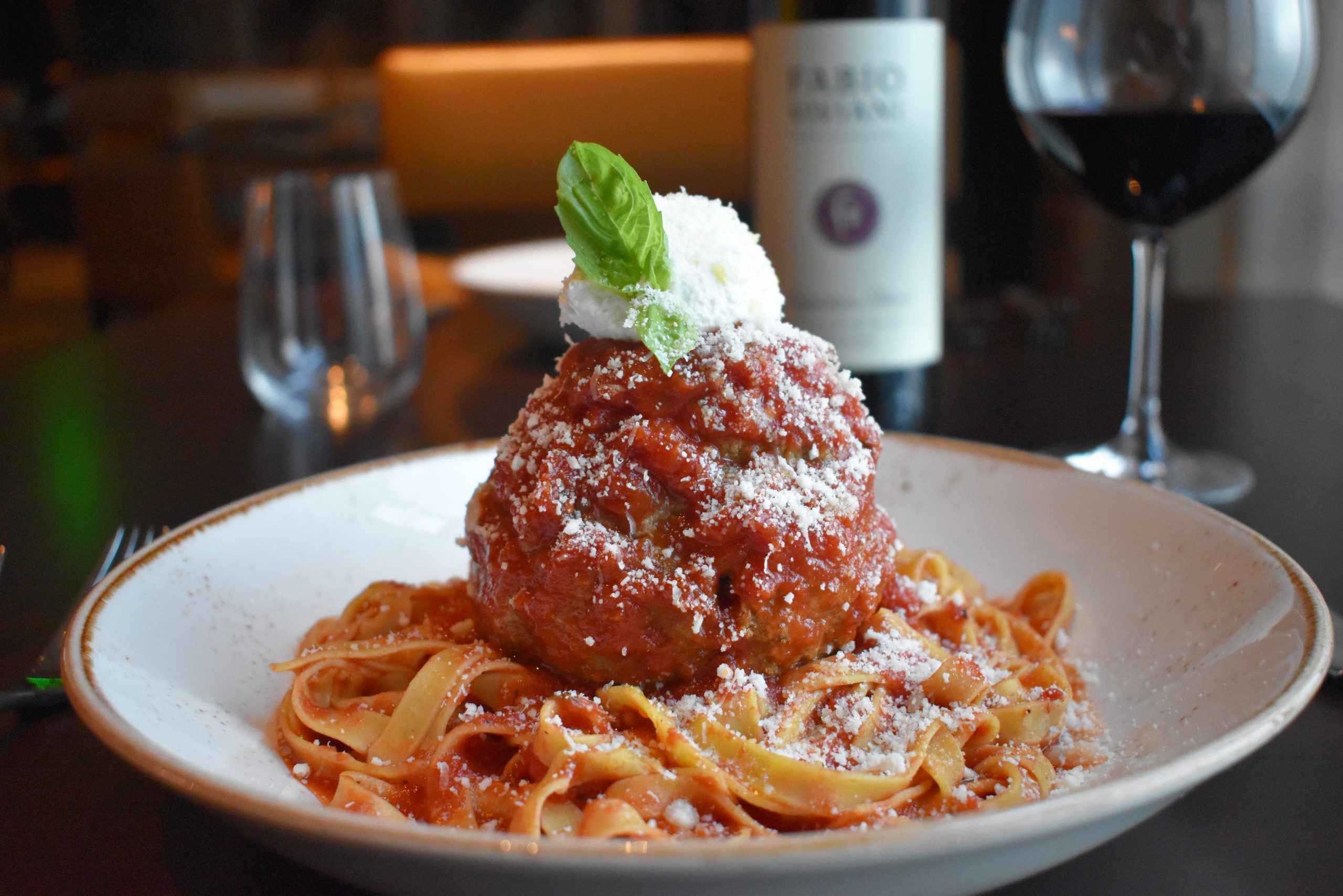 Pasta and Meatball at Portico by Fabio Viviani