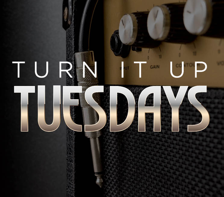 Turn It Up Tuesdays Promotion Image