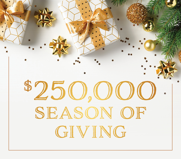 $250,000 Season of Giving