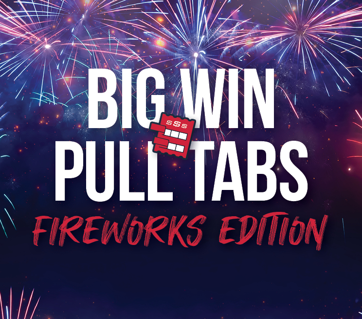 Big Win Pull Tabs Fireworks Edition Promotion Image