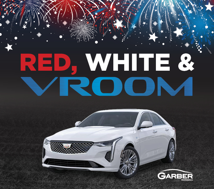 Red, White & Vroom Vehicle Giveaway Promotion Image